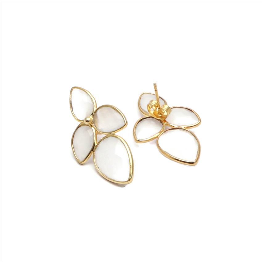 Amazing Gemstone Earrings, Gold Plated Jewelry, Multi Gemstone, Studs Earrings, Handmade Finding Earrings Jewelry (EJ-2988)