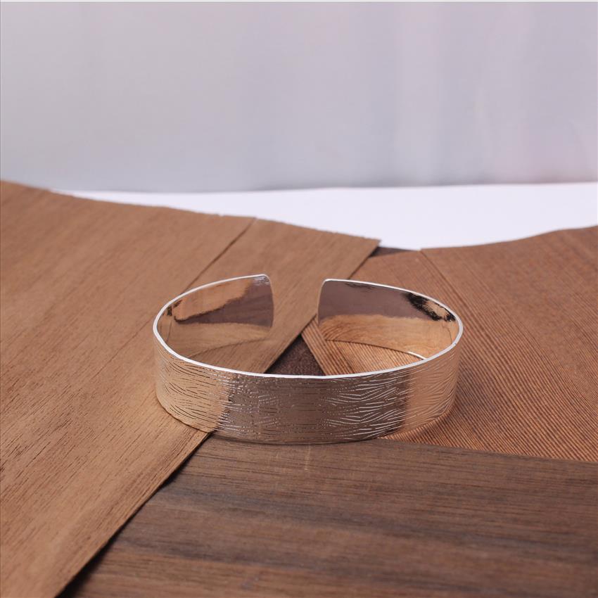 Rose, Black, Silver, Gold Plating Adjustable Cuff Bracelet, Man & Women Cuff Bracelet, Women Cuff Bracelet Brass Bangle Bracelet (EJ-1286)