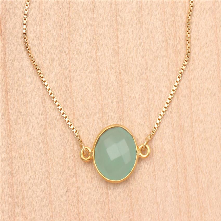 Chalcedony, Citrine Gemstone Bracelet Adjustable Gold Chain Bracelets With Cubic Zircon Bracelets Finding Jewelry Making Supplies  (EJ-2606)