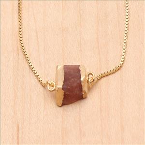 Onyx, Chalcedony Gemstone Gold Plated Bracelets Elegant Adjustable Cubic Zircon Bracelets Gemstone Jewelry Supplies (EJ-2550)