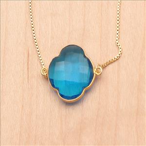 Chalcedony, Topaz Gemstone Dedicated Adjustable Gold Charm Bracelets Multi Gemstone Handmade  Bracelets Jewelry (EJ-2562)